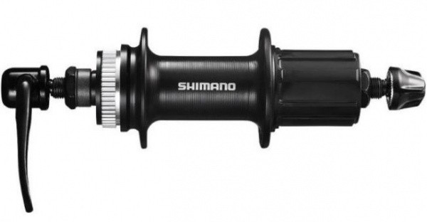 Втулка задняя Shimano, RM33, 36 отв, 8/9/10ск, C.Lock, QR,  черная