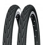 Велошина Michelin DIABOLO CITY GW 32 540 (24x1 3/8x1 1/4) треккинг черно белый
